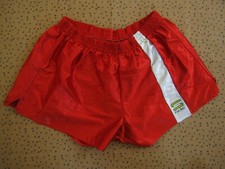 Short Rouge Kerdier Saint Malo Vintage polyamide Nylon 80'S Football - 5 / M