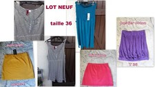 LOT 5 vêtements été t36 *