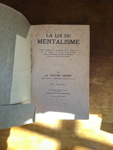Segno loi du mentalisme - segno,