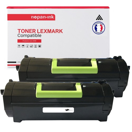 Toner lexmark 502x noir - lexmark,