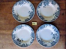 lot de 4 assiettes creuses Moulin des loups Hamage décor Marie Louise n°1