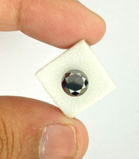 Diamant Noir 7 MM Rond 1.65TCW