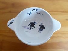 Bol à oreilles QUIMPER céramiques de Cornouaille TBE signé / diam. 13cm / H. 7cm