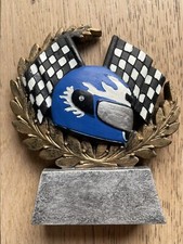 Coupe Trophée En Résine MotoGP Pilote Casque Quartararo Yamaha Ducati Marquez