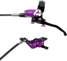Hope Tech 4 E4 Vtt Vélo Hydraulique Disque Frein Arrière Et Kit de Levier Violet