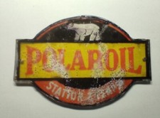 PLAQUE Huile POLAROIL STATION 2 TEMPS plastique transparent mélangeur 2 temps