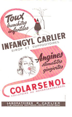 Publicite infangyl carlier - infangyl,