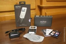 téléphone portable Écho Mémento DOUBLE SIM débloqué Blanc QUASI NEUF 