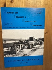 Magazine tramways vapeur secondaires 1979 10 chemins de fer vicinaux du Jura
