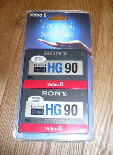 Lot vidéo sony video8 - k7,