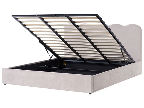 Lit avec rangement tissu - lit,