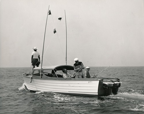 Pêche 1950 bateau - -,