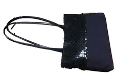 Sac toile et sequins