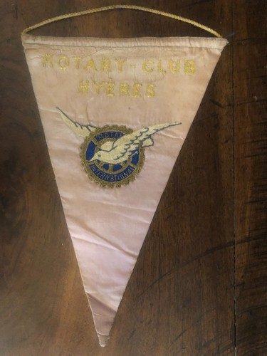 Ancien fanion rotary - fanion,