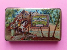 boite tole litho 1900 5 cigarettes HAREM - Nestor Gianaclis Egypte TABAC