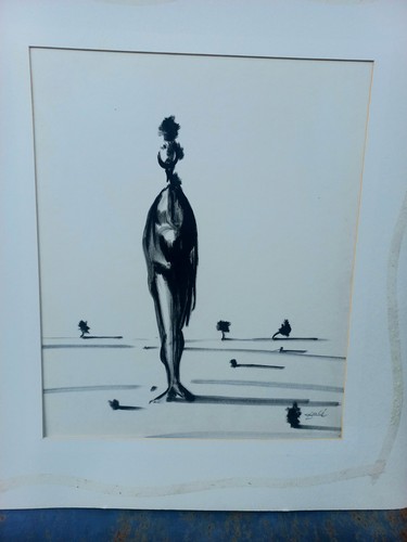 Dessin lavis encre - dessin,