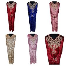 Robe Maxi Longue En Velours