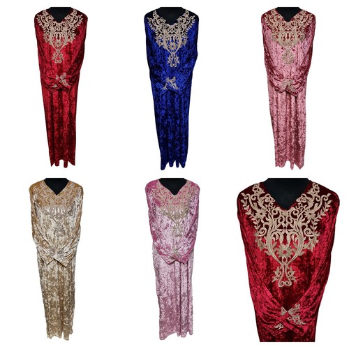 Robe maxi longue velours - maxi,
