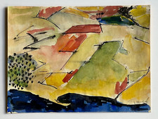 Gouache aquarelle Antonio