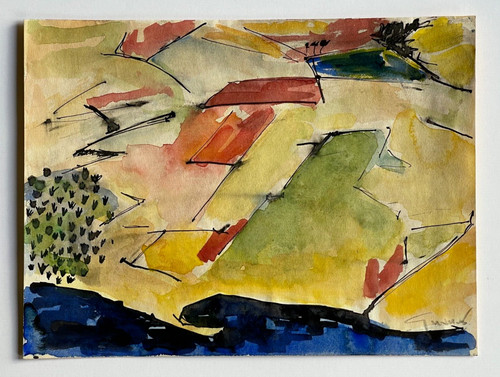 Gouache aquarelle antonio - aquarelle,