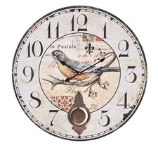 Horloge Murale PVC Pendule Et