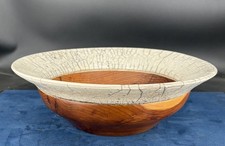 Coupe Raku bois signée