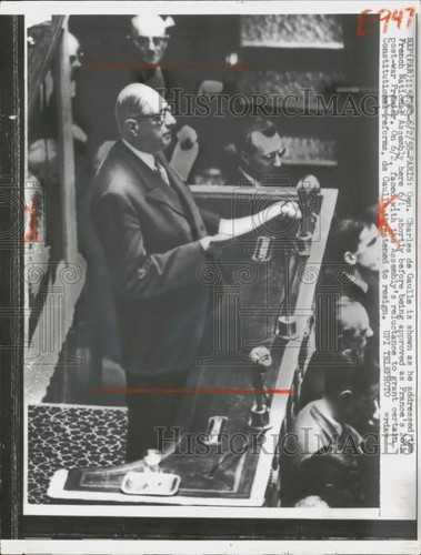 1958 press photo - press, charles