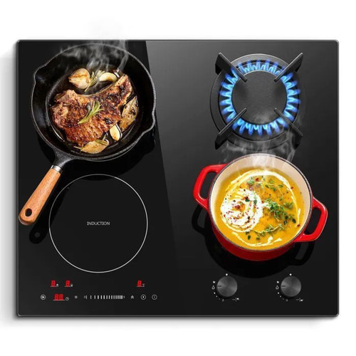 Plaque mixte gaz induction - plaque,