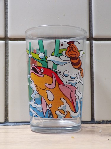 Verre moutarde vintage maya - à, moutarde-vintage-maya