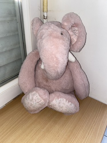 Peluche éléphant rose - Éléphant,