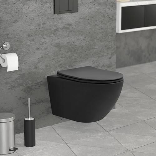Toilette murale sans rebord