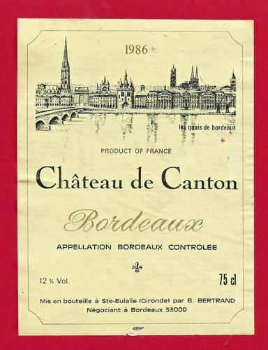 Etiquette bordeaux - etiquette,