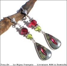 Jaspe Sang de Dragon Cristal
