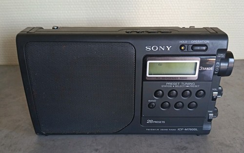 Radio sony band - 3, icf-m760sl