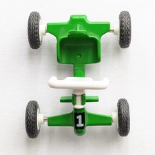Playmobil green racing kart - green, go-kart