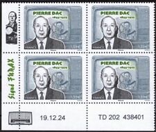 france 2025 Pierre DAC 1893 1975 French humorist comedian Schmilblick 4v mnh BLK