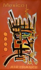 Affiche Air France Mexico