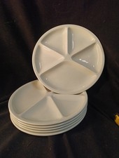 lot 6 ASSIETTES à FONDUE faience Le CREUSET Raclette Cuisine Cooking Küche