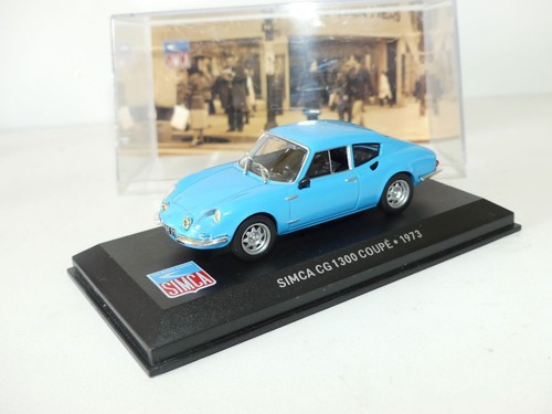 Simca 1300 coupe bleu - simca,