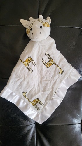 Doudou plat carré girafe - doudou,