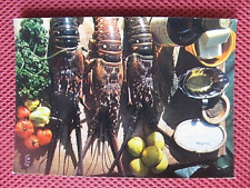 ++"0660"   CPSM  LA CUISINE ANTILLAISE  LANGOUSTES GRILLEES