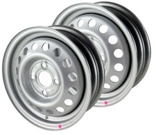 2x Remorque Jante en Acier 4 J