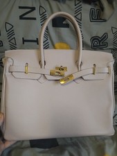 sac en cuir italien rose