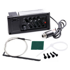 Amplificateur micro guitare acoustique 4 bandes accordeur préampli égaliseur ...
