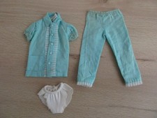 Ancienne tenue poupée Barbie pyjama "Pajama Party" 1964/65 + sous vêtement 