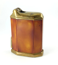 briquet Flaminaire Paris laque de Chine table lighter vintage butagaz