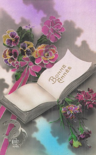 Bonne annee livre pensees - cp,