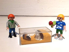 PLAYMOBIL LOT ENFANTS/ COCHONS D’INDE ANIMAUX MAISON CHAMBRE