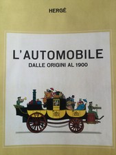 Tintin Hergé L'Automobile en Italien Octobre 1963 Complet et Très bon état
