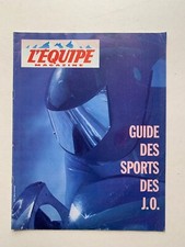 L'EQUIPE MAGAZINE 1992 GUIDE JEUX OLYMPIQUES ALBERTVILLE 92